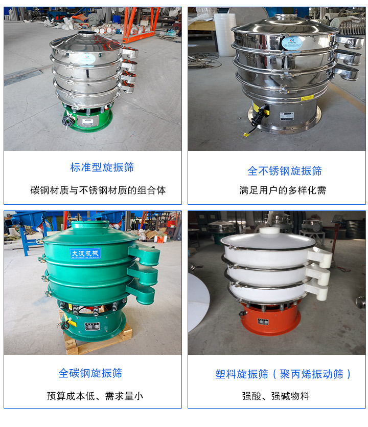旋振篩類(lèi)型